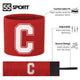 Captain's Armband - Red Velcro Kids Football Team