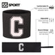 Black Captain's Armband for Football Teams in Adult and Kids Sizes