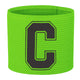 Green Captain's Armband for Football Teams in Adults and Kids Sizes