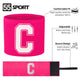 Pink Captain's Armband for Football Teams in Adult and Kids Sizes