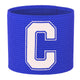 Dark Blue Captain's Armband for Football Teams in Adults and Kids Sizes