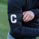 Black Captain's Armband for Football Teams in Adult and Kids Sizes