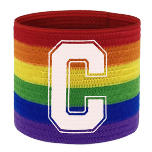 Rainbow Captain's Armband for Football Teams in Adult and Kids Sizes